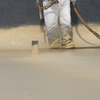 seamless, protective Boston foam roofing